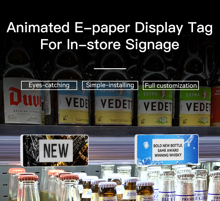 Customizable Animated E-paper Display Tags