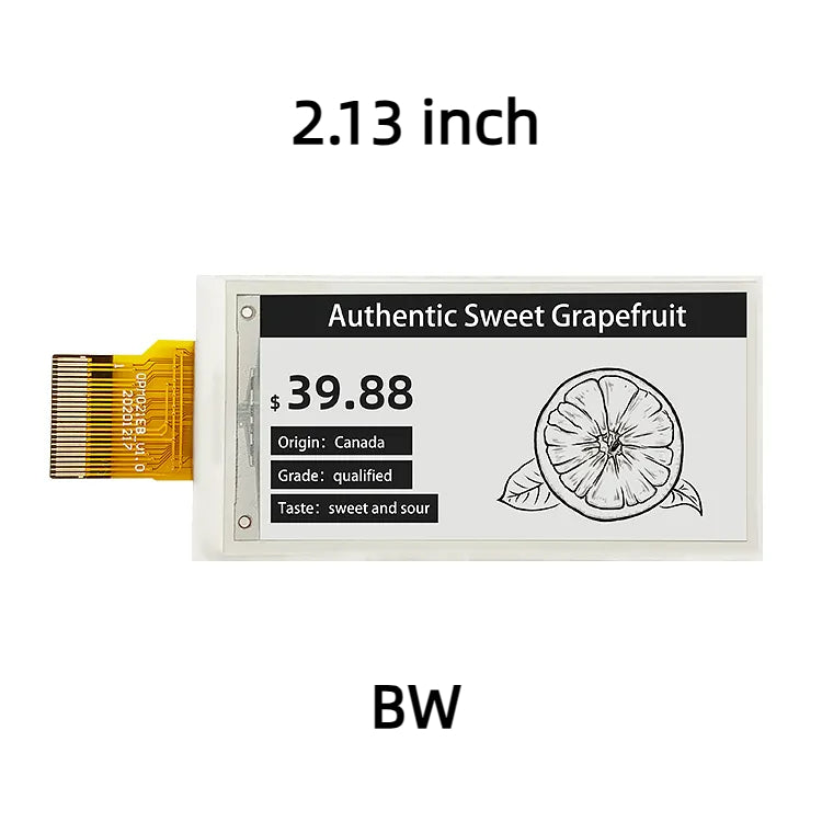 1.54 2.13 2.66 2.9 3.52 3.7 4.2 5.83 7.5 13.3 inch E-Paper Module