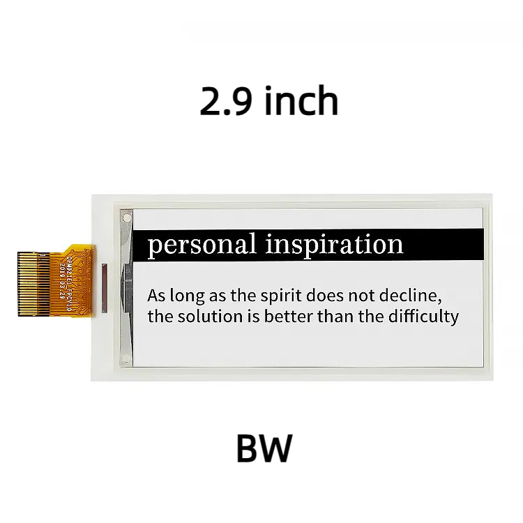 1.54 2.13 2.66 2.9 3.52 3.7 4.2 5.83 7.5 13.3 inch E-Paper Module