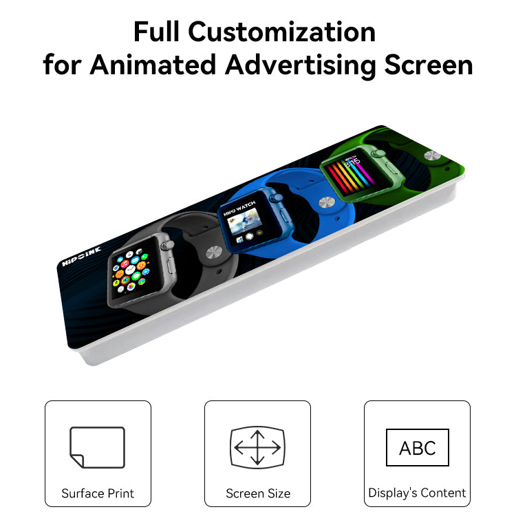 Dynamic Advertising Sign Digital Animated Shelf Labels E-paper Display Motion Screen Tags with Full Customization