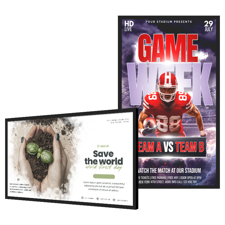 Colorful Wireless E Paper Ddvertise Screen