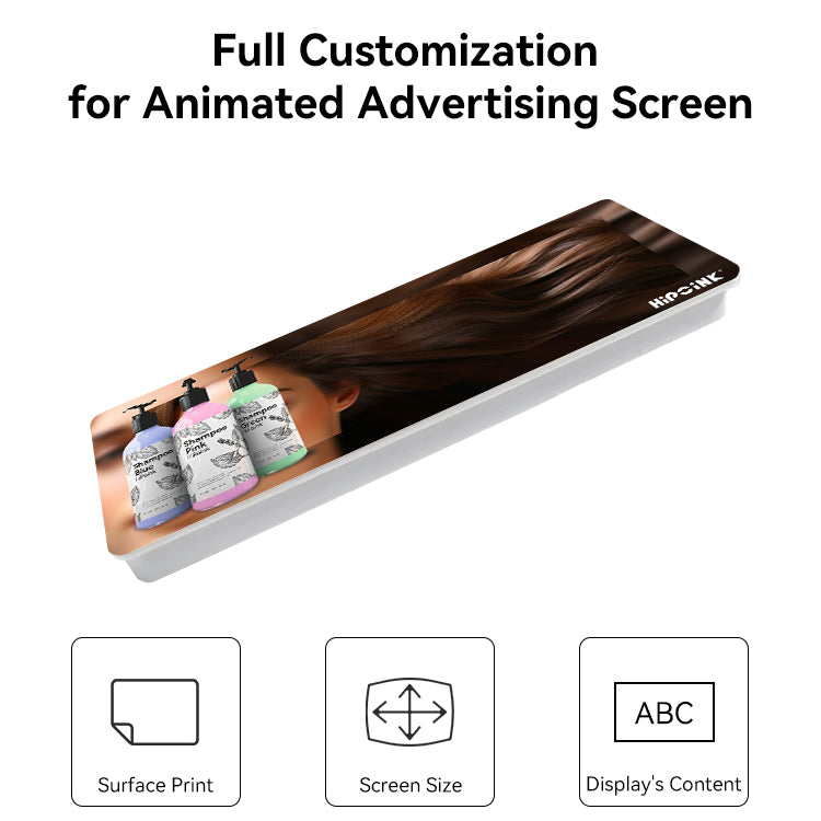 Dynamic Advertising Sign Digital Animated Shelf Labels E-paper Display Motion Screen Tags with Full Customization