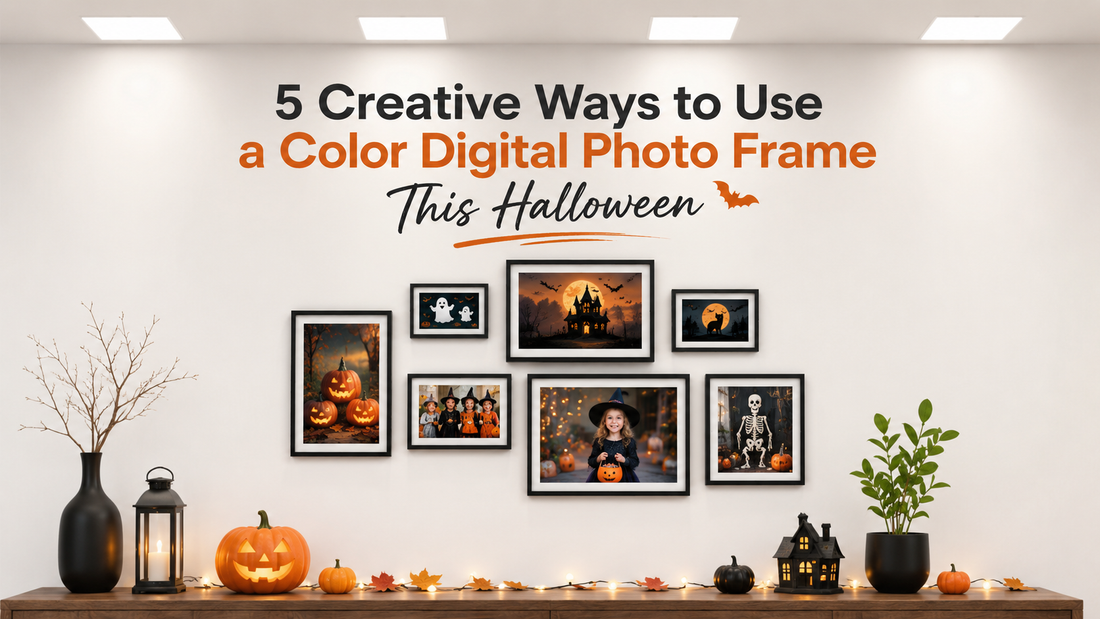 5 Creative Ways to Use a Color Digital Photo Frame This Halloween