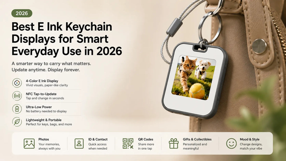 Best E Ink Keychain Displays for Smart Everyday Use in 2026