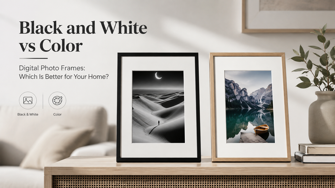 Black and White vs Color Digital Photo Frames