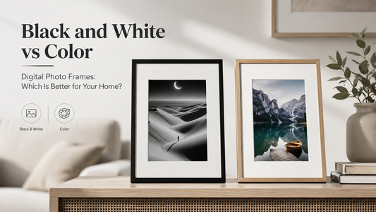 Black and White vs Color Digital Photo Frames