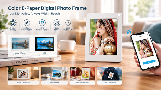 Color E-Paper Memories, Beautifully Displayed