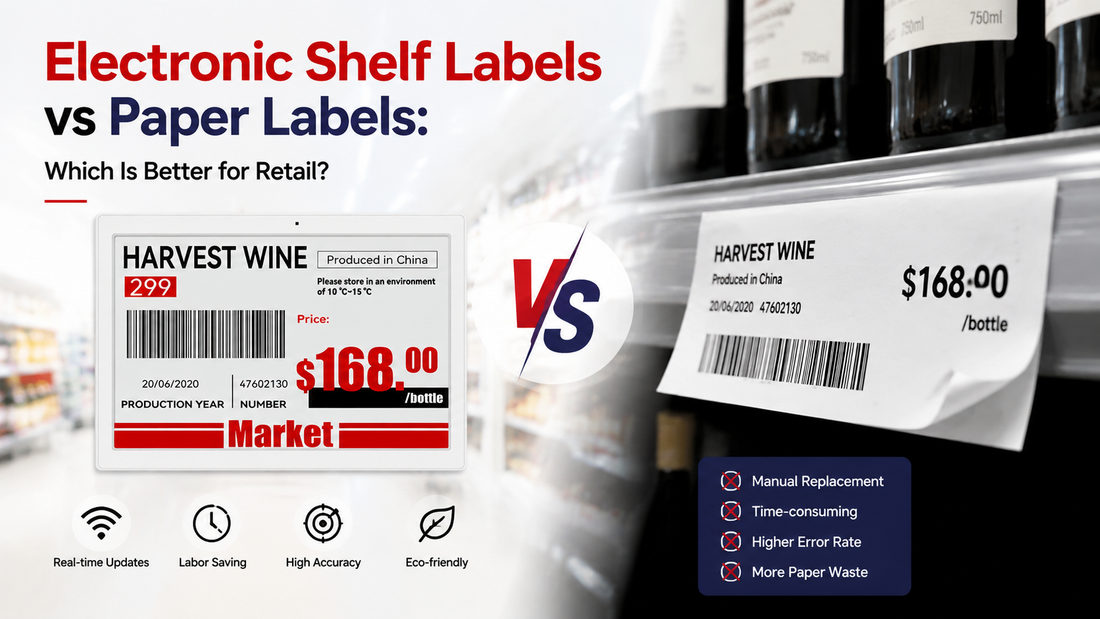 Electronic Shelf Labels vs Paper Labels