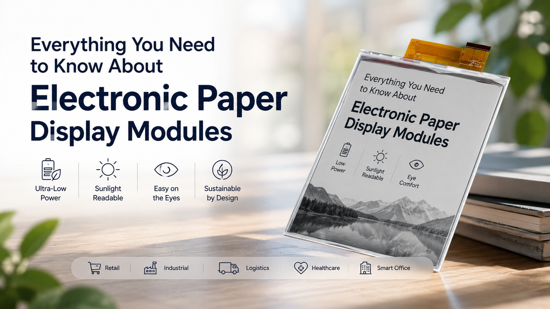 Everything You Need to Know About Electronic Paper Display Modules