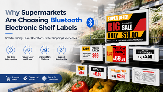 Why Supermarkets Are Choosing Bluetooth Electronic Shelf Labels