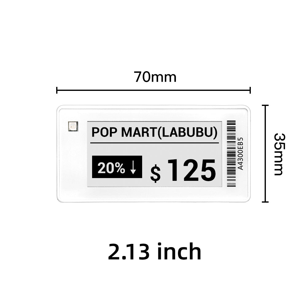 Electronic Shelf Label  (White+Black)