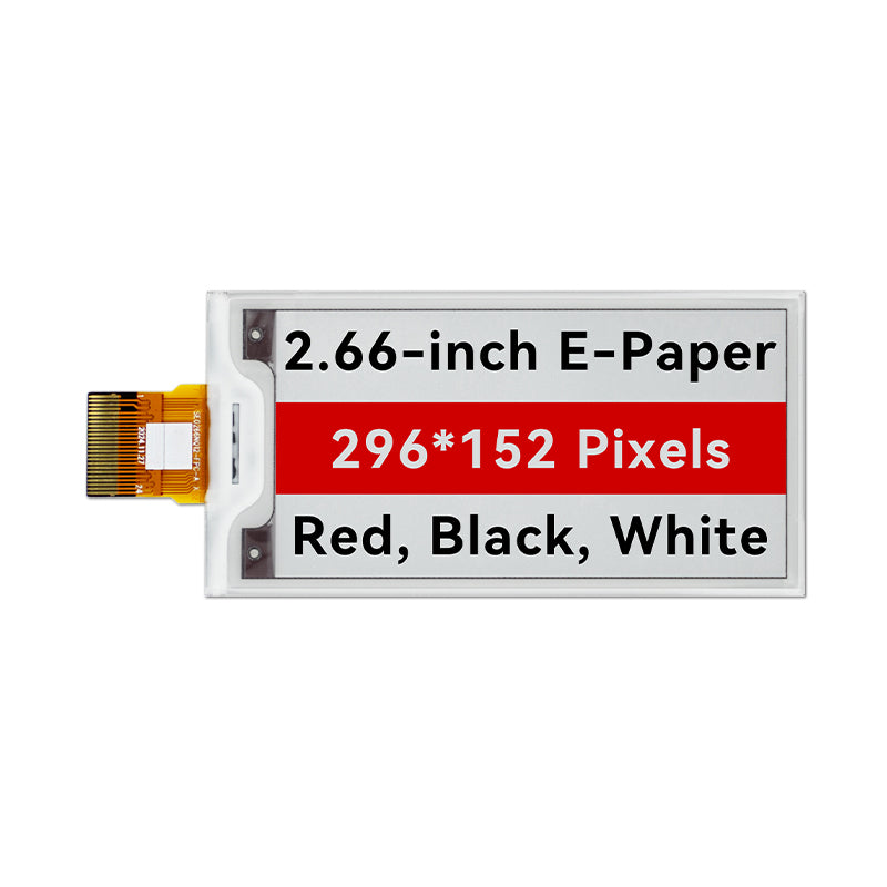 2.66 Inch Three-color E6 E-ink Display Module