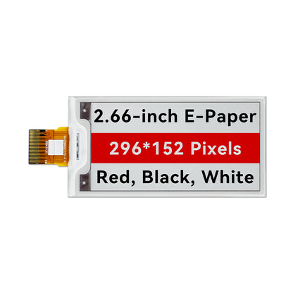 2.66 Inch Three-color E6 E-ink Display Module