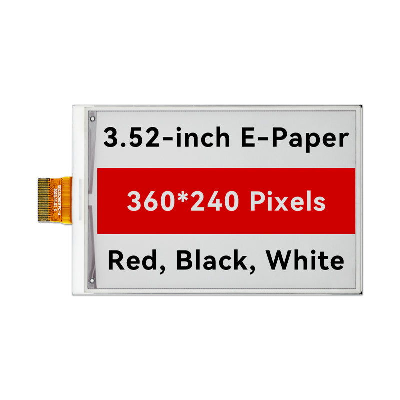 3.52 Inch Three-color E6 E-ink Display Module
