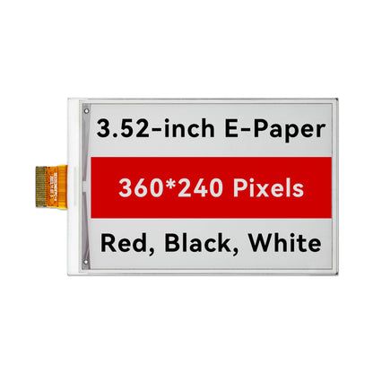 3.52 Inch Three-color E6 E-ink Display Module