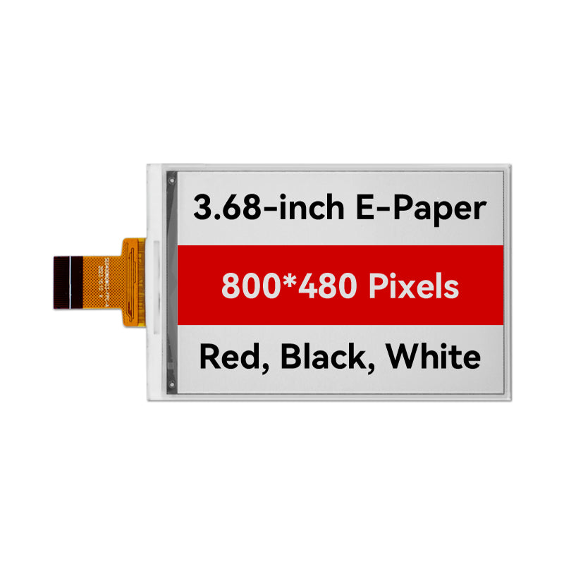 3.68 Inch Three-color E6 E-ink Display Module