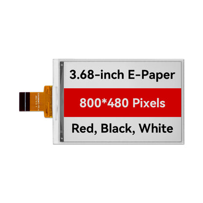 3.68 Inch Three-color E6 E-ink Display Module