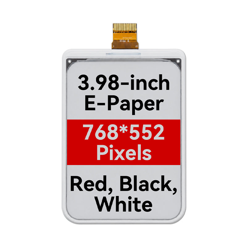 3.98 Inch Three-color E6 E-ink Display Module