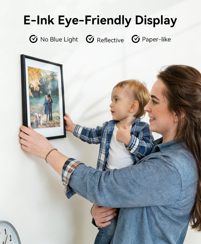 Hipoink Colorful Electronic Epaper Digital Photo Frame Wholesale E Ink Display Photo Frame