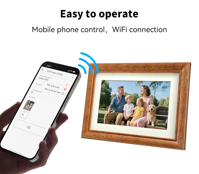 Hipoink Colorful Electronic Epaper Digital Photo Frame Wholesale E Ink Display Photo Frame