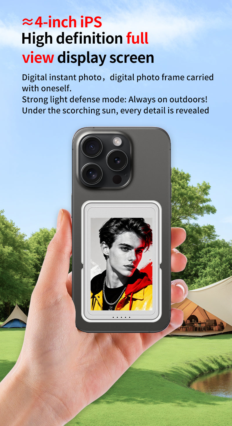 Hipoink Mobile Phone Small NFC E-Ink Power Bank Fast Charging Magnetic Wireless Power Bank With DIY E Ink Screen