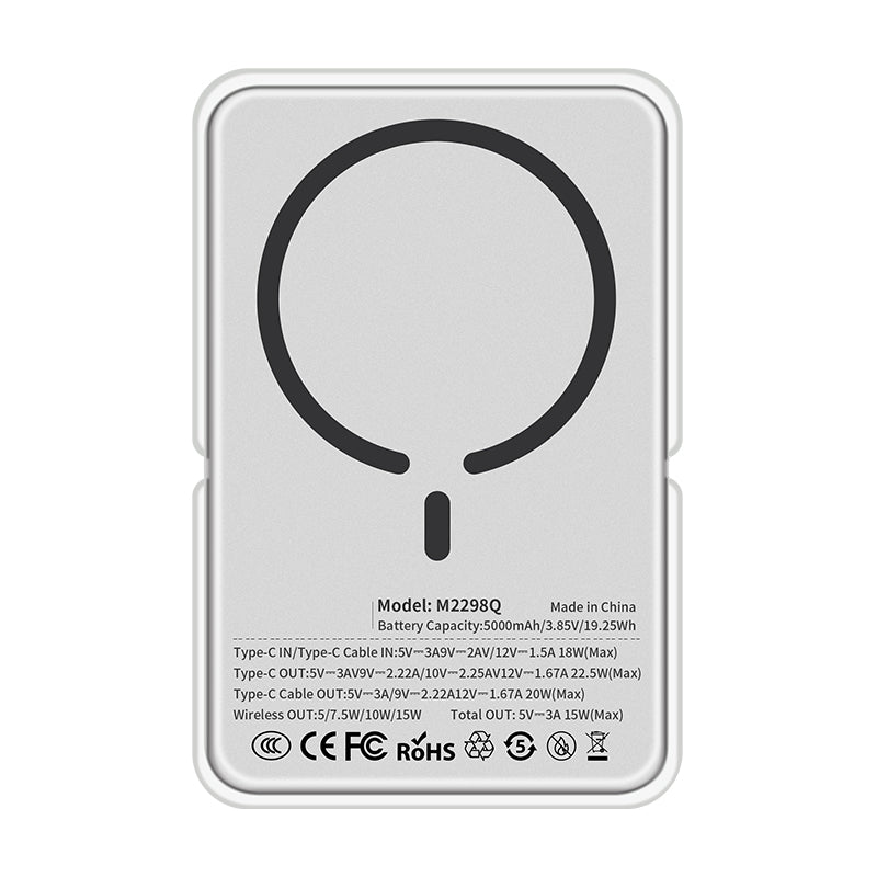 Hipoink Mobile Phone Small NFC E-Ink Power Bank Fast Charging Magnetic Wireless Power Bank With DIY E Ink Screen