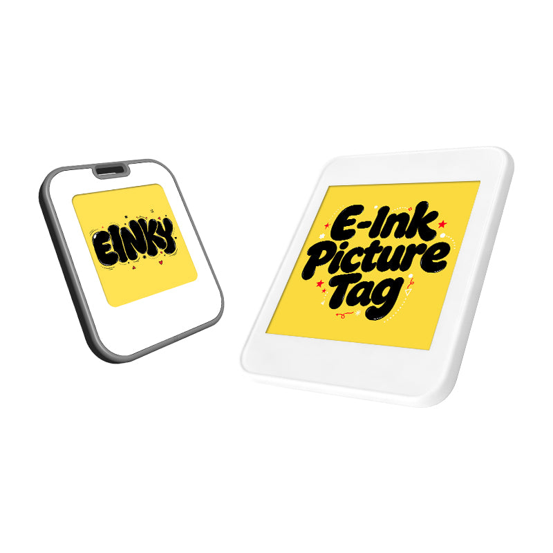 Hipoink 2.53-Inch NFC E-Ink Keychain with Magnetic Back